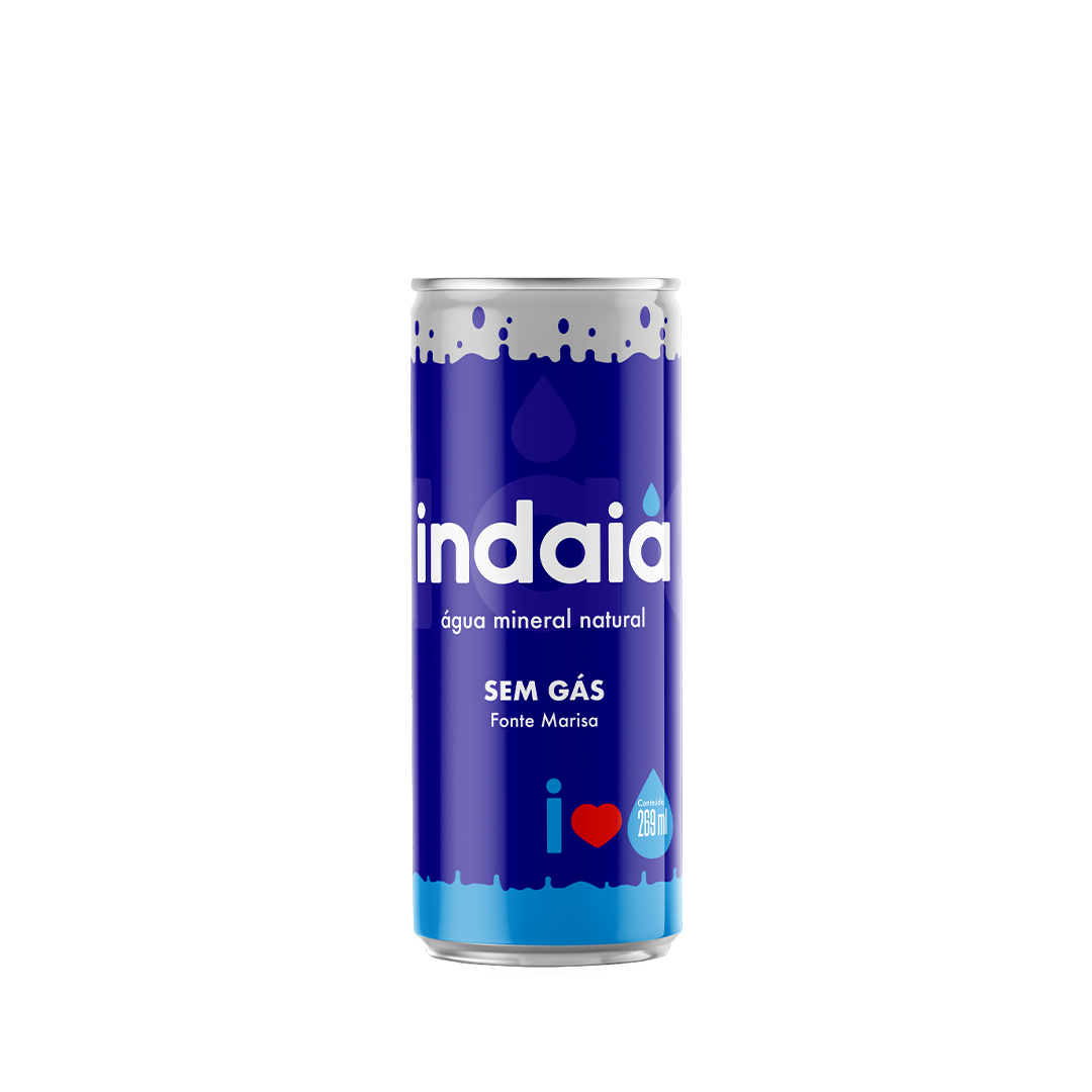 Água Mineral Indaiá Lata 12x269 ml