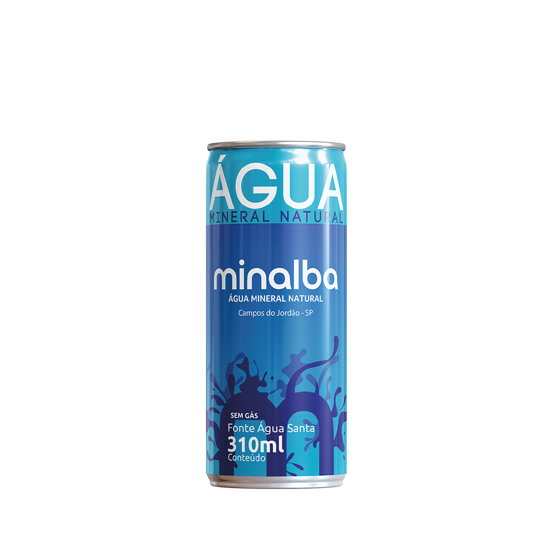 Água Mineral Minalba Lata 12x310 ml