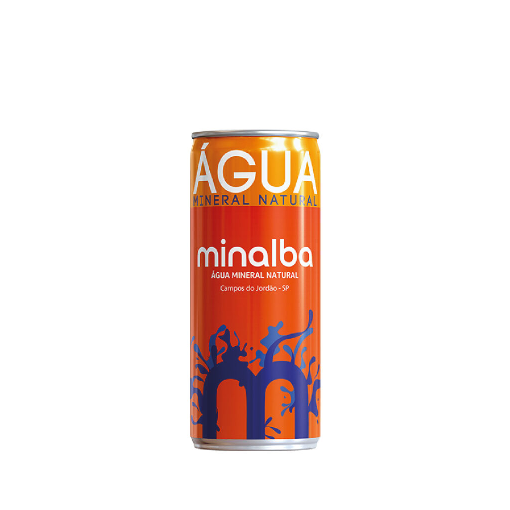 Água Mineral Minalba Lata C/ Gás 12x310 ml
