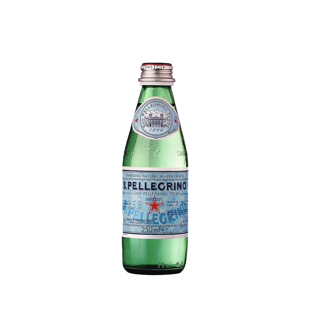 Água Mineral San Pelleg C/ Gás VD 1x250 ml