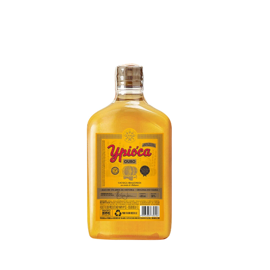 Aguardente Ypioca Meiota Ouro Pet 480ml