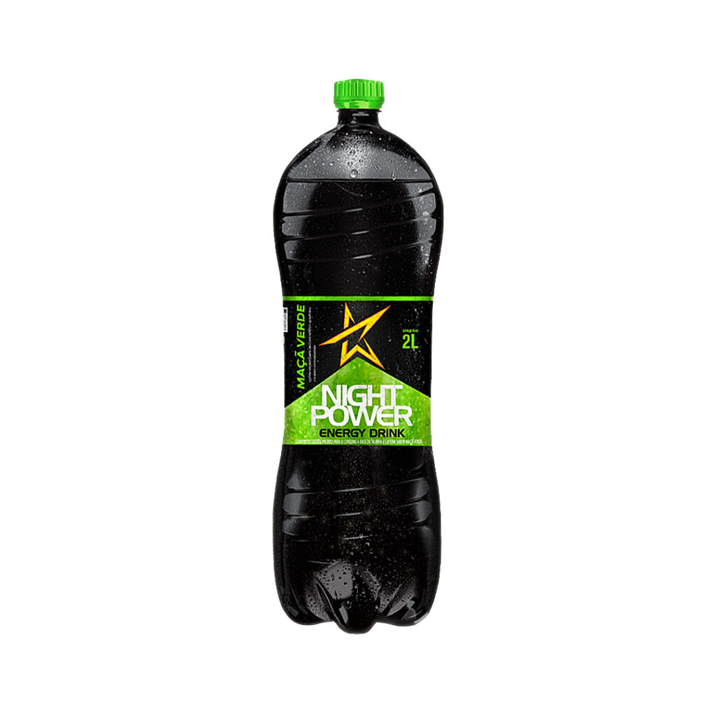 Energético Indaiá Night Power Black Maçã Verde 6x2L