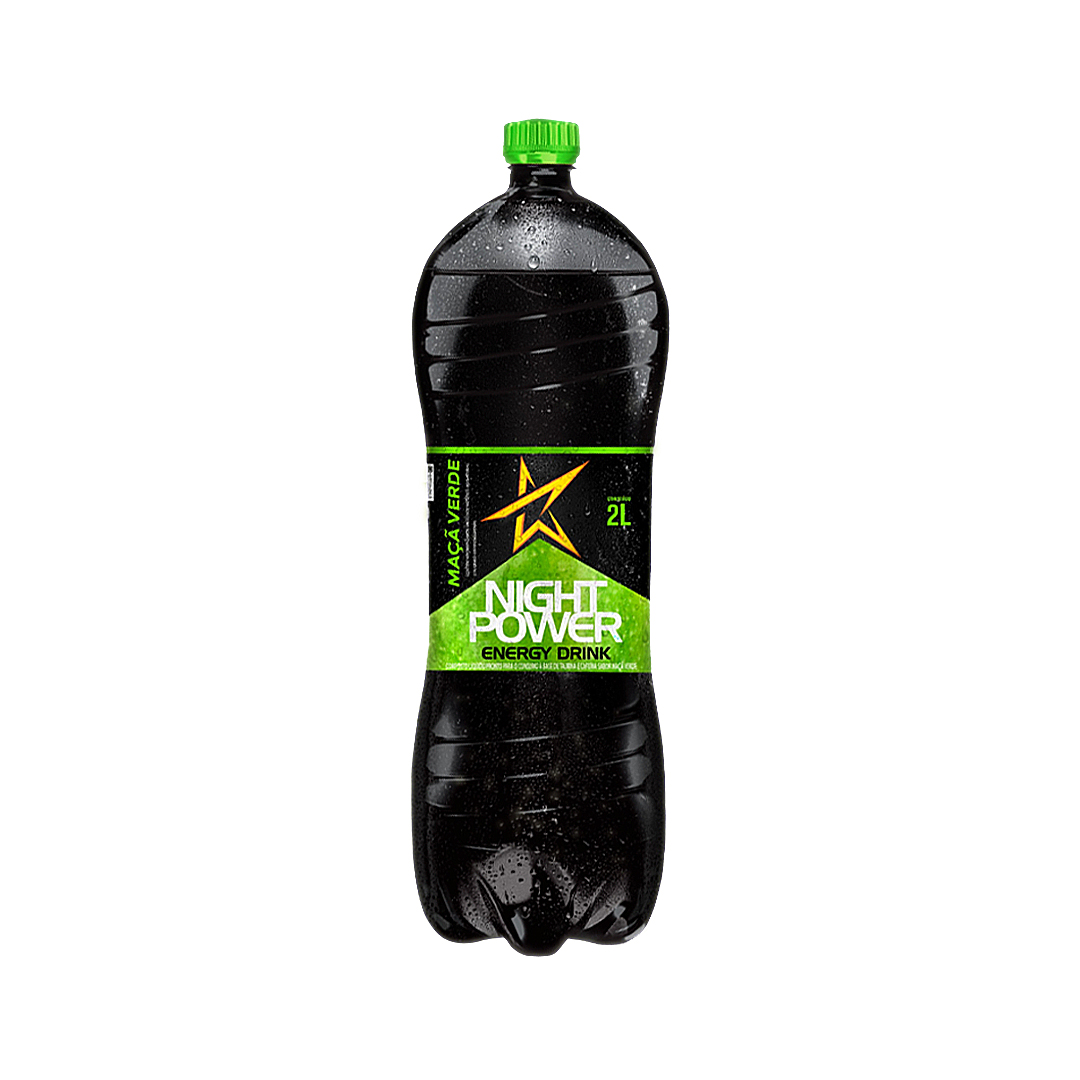 Energético Indaiá Night Power Black Maçã Verde 6x2L