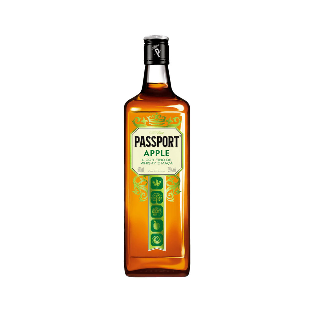 Licor de Whisky Passport Apple 670ml