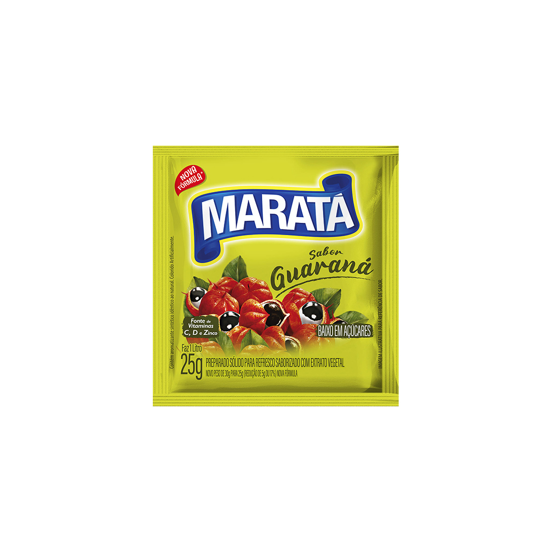 Refresco Pó Maratá Guaraná 1x15x25g