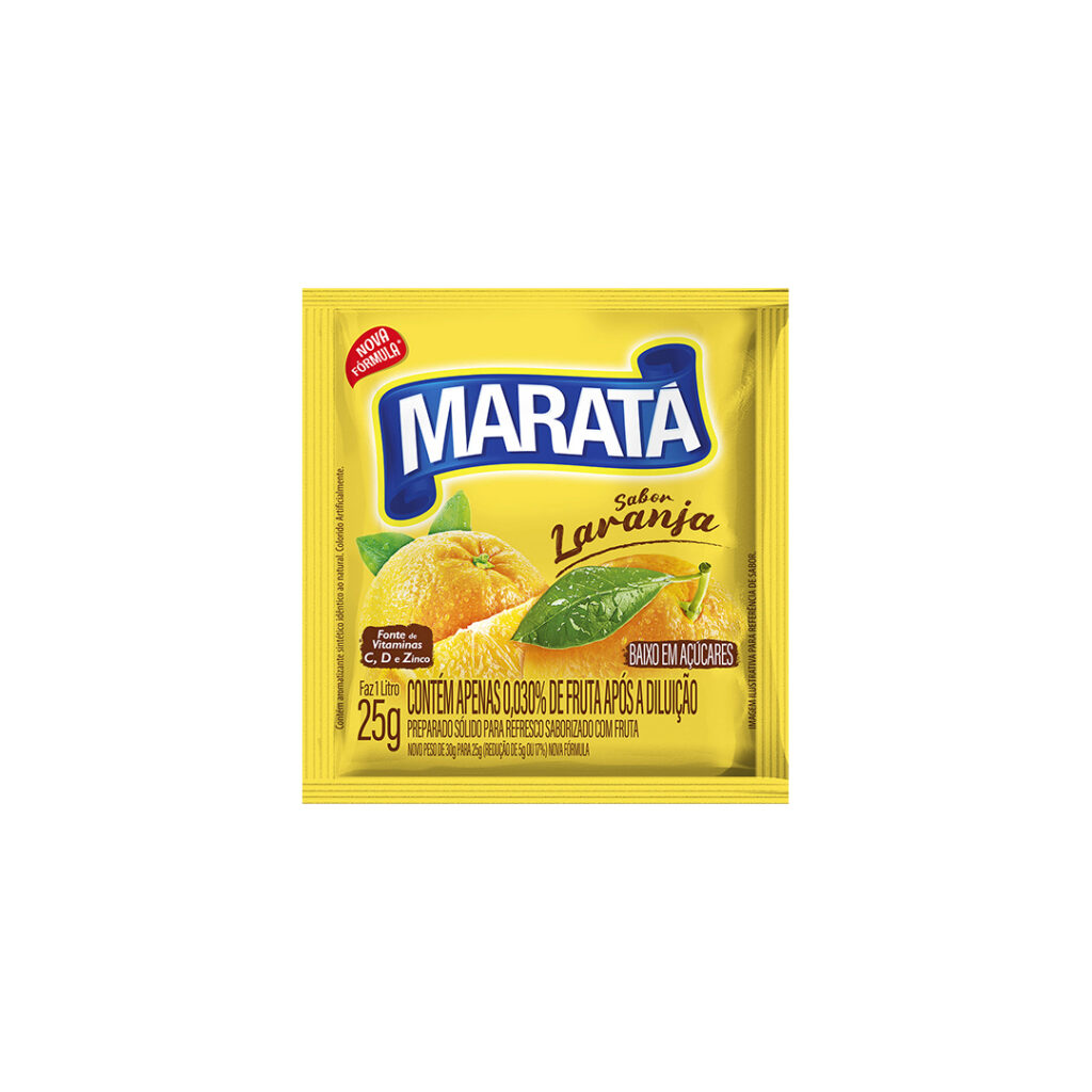 Refresco Pó Maratá Laranja 1x15x25g