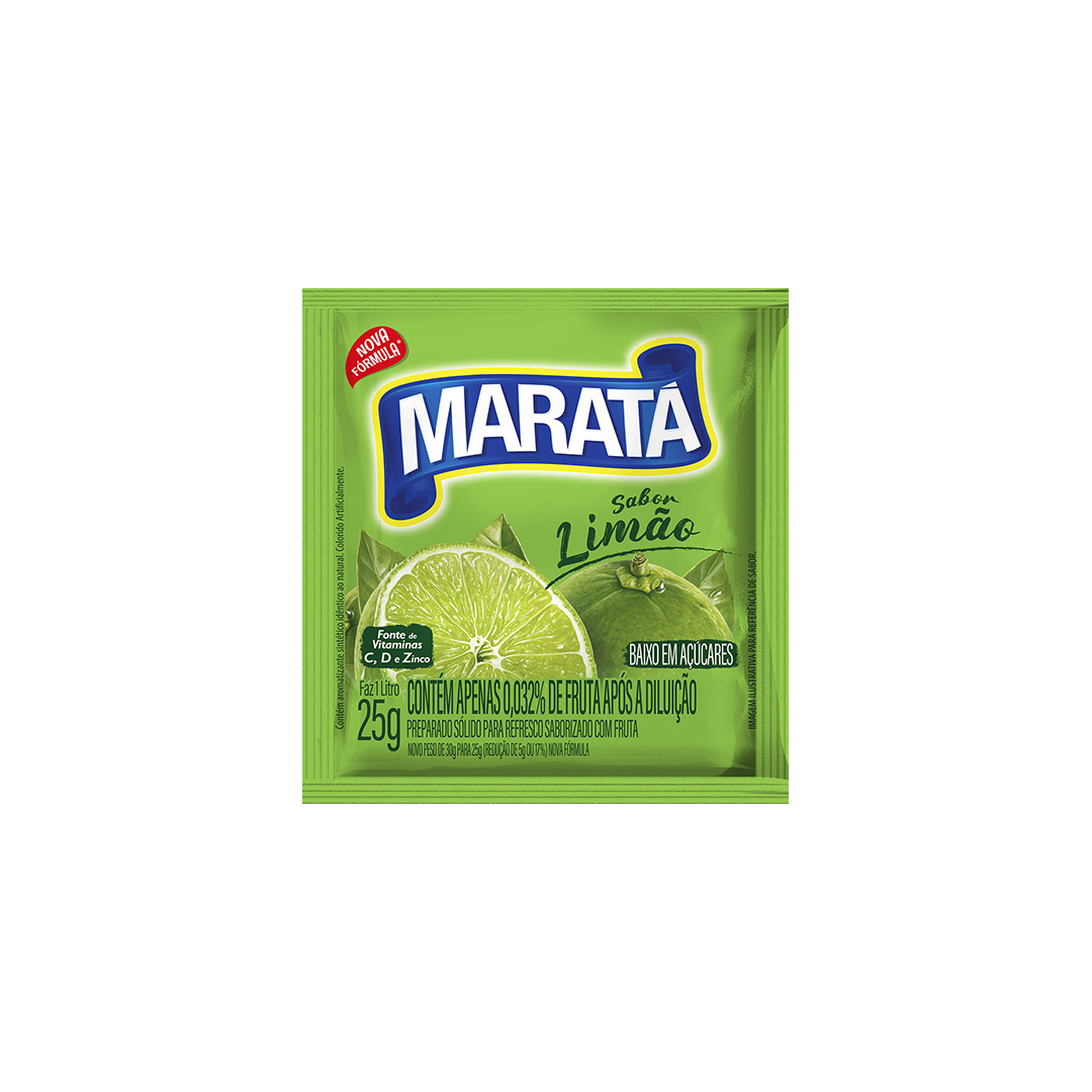 Refresco Pó Maratá Limão 1x15x25g