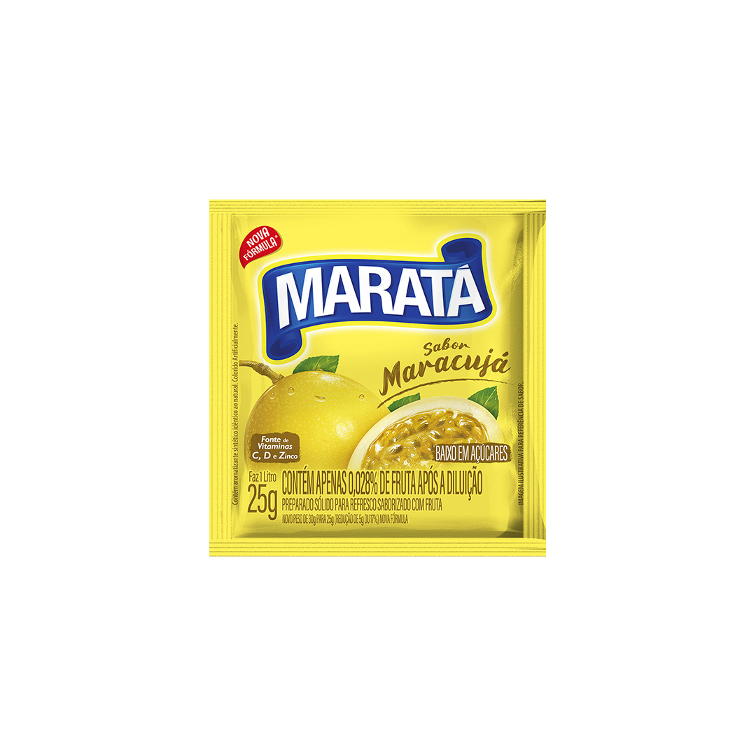 Refresco Pó Maratá Maracujá 1x15x25g