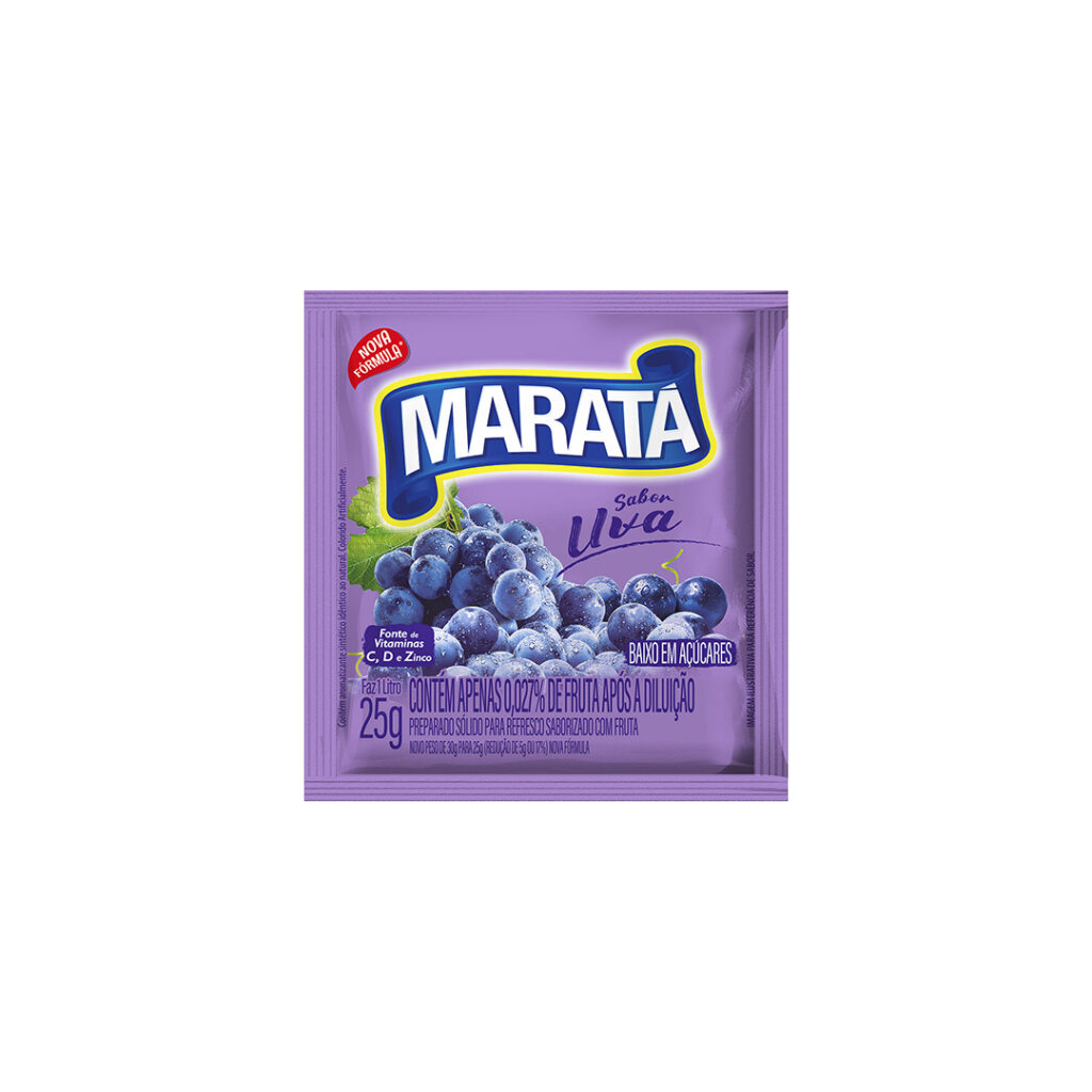 Refresco Pó Maratá Uva 1x15x25g