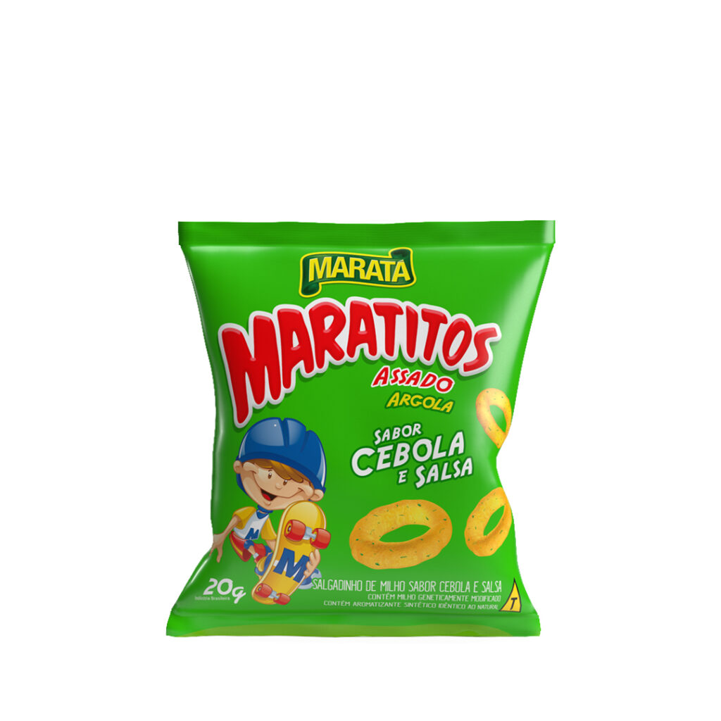 Salgadinho Maratitos Cebola e Salsa 1x10x20g