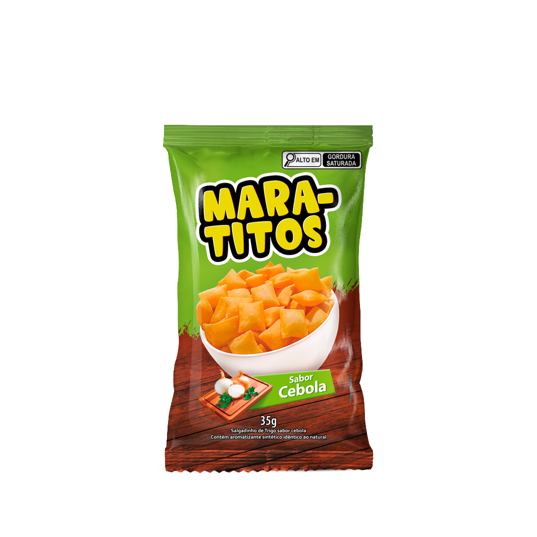 Salgadinho Maratitos Pastel Cebola 1x35g
