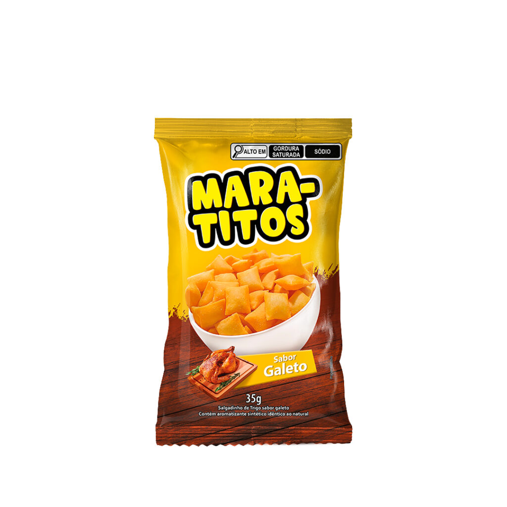 Salgadinho Maratitos Pastel Galeto 1x35g