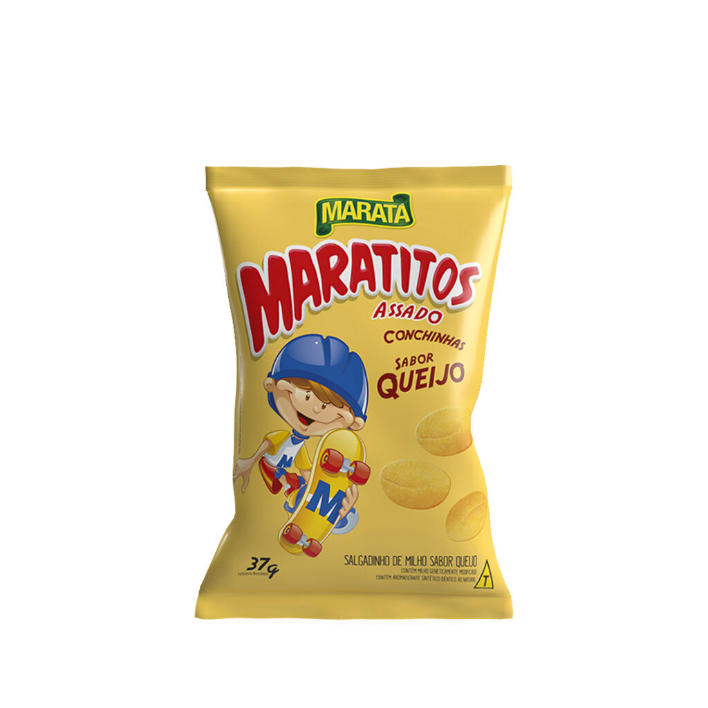 Salgadinho Maratitos Queijo Maratá 1x10x37g